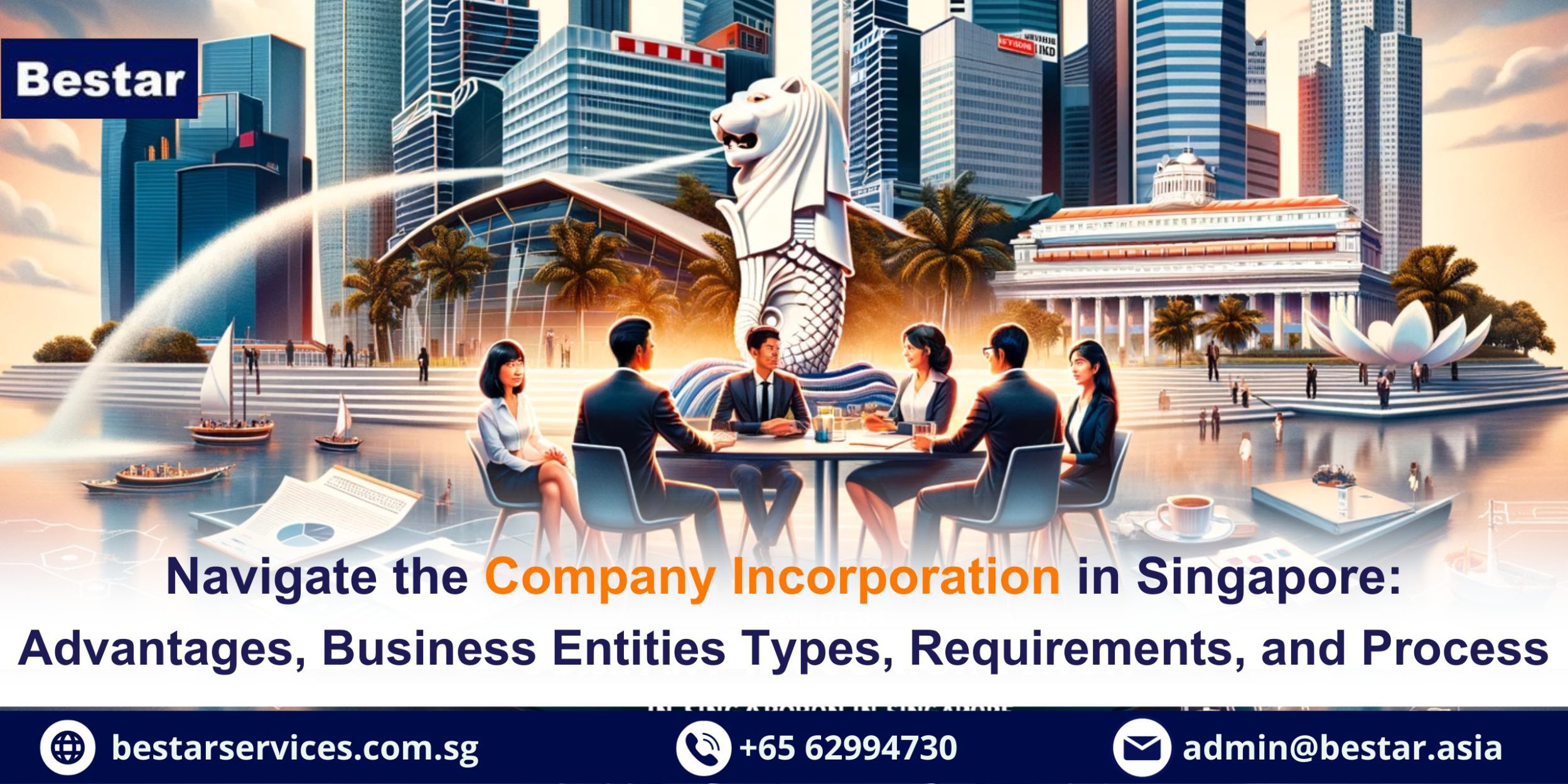 Навігація щодо реєстрації компанії в Сінгапурі, переваги, типи суб'єктів господарювання, вимоги та процес