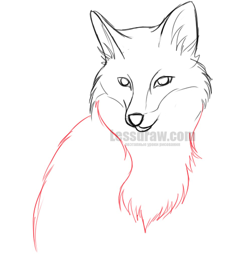 Як намалювати лисицю - малюємо милу лисичку