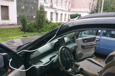 Застосування комплектів нічного бачення на автомобілях військових в Україні