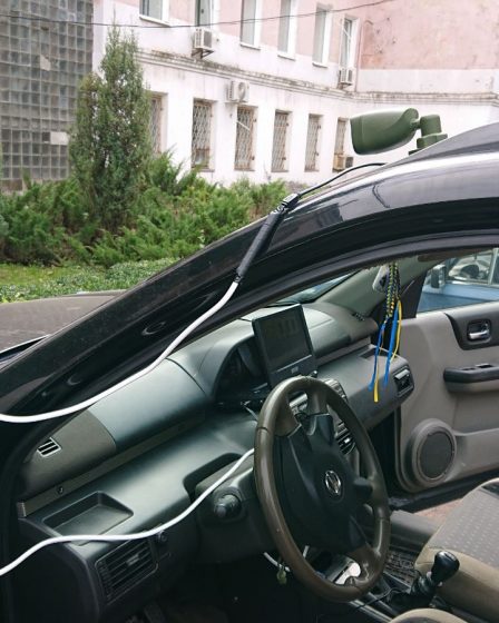 Застосування комплектів нічного бачення на автомобілях військових в Україні